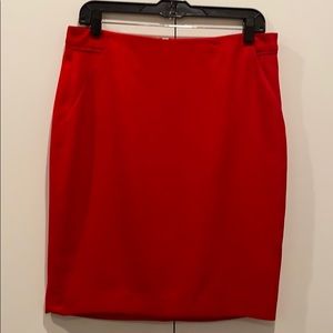 The Limited | Red Pencil Skirt | 8